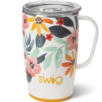 Swig 18oz Travel Mug Review: Insulated Tumbler with Handle and Lid